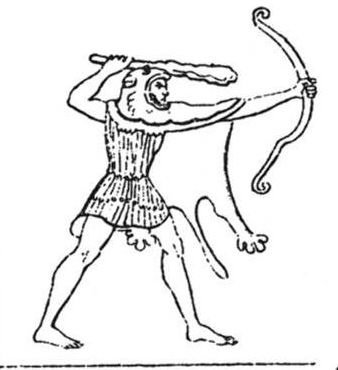 Геракл рисунок простой с мечом