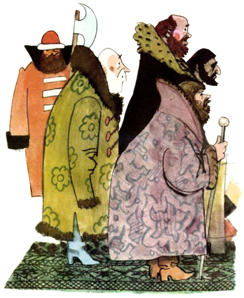 Царь и рубашка Лев толстой иллюстрации