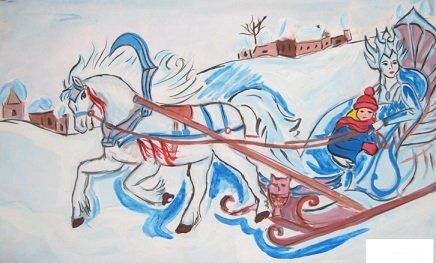 Иллюстрация к сказке Снежная Королева
