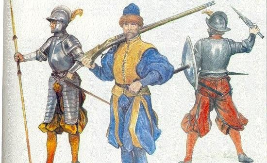 Шведские пикинеры 17 века