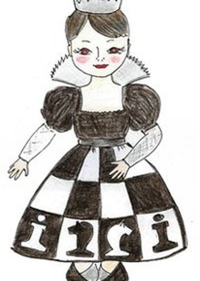 Рисунки сказочная шахматная королева