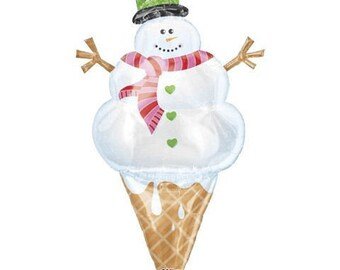 Снеговики на мороженом
