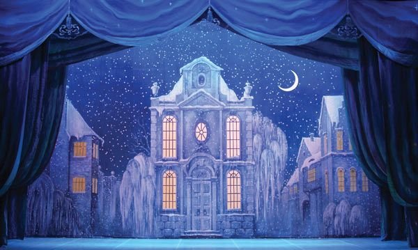 Задник сцены театра Снежная Королева