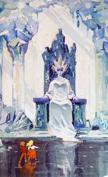 Снежная Королева на троне