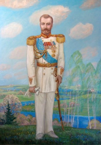 Нарисовать портрет Николая 2
