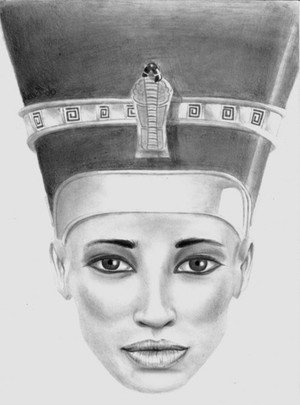Рисунки царевна нефертити