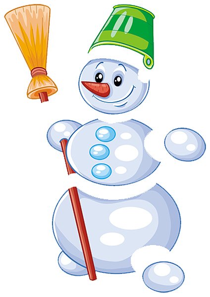 Пазл Снеговик для детей