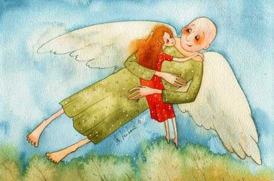 Виктория Кирдий рисунки ангелов