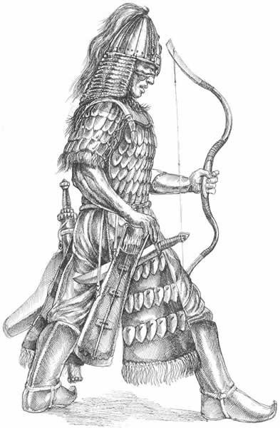 Гуннский воин изображение