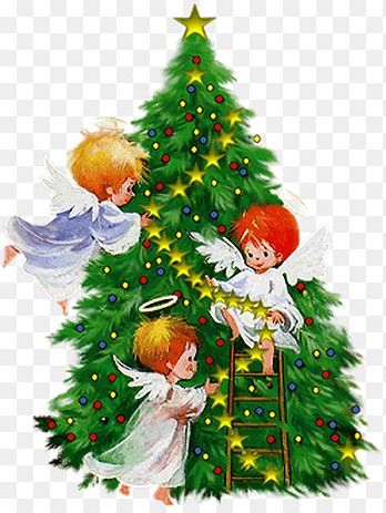 Дети наряжают елку для детей