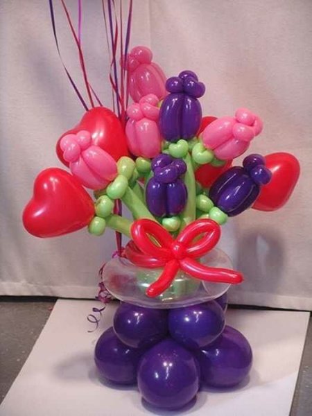Букет из шариков на день рождения