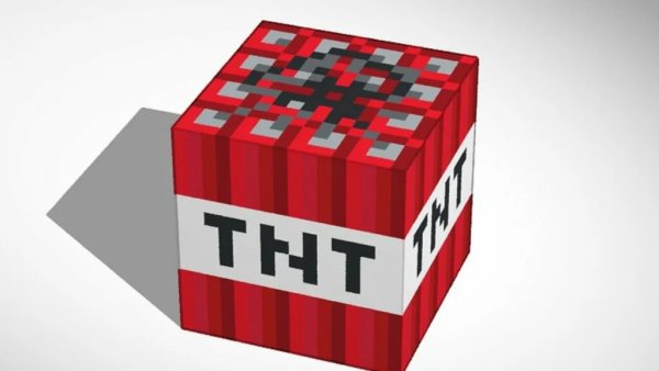 Кубик TNT майнкрафт