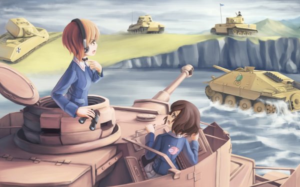 Girls und Panzer экипаж PZ 4