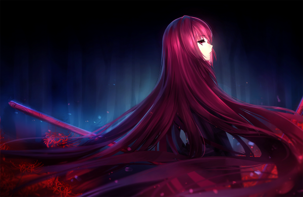 Scathach Fate Grand order грудь