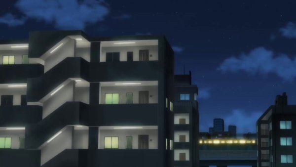 Многоквартирный дом из аниме