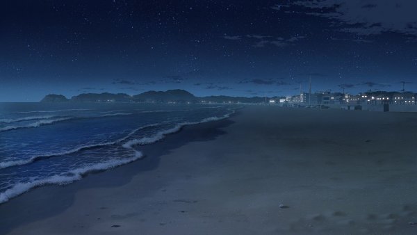 Море ночью арт
