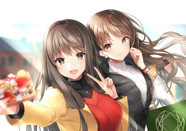 Две девочки аниме
