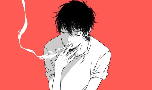Аниме с сигаретой