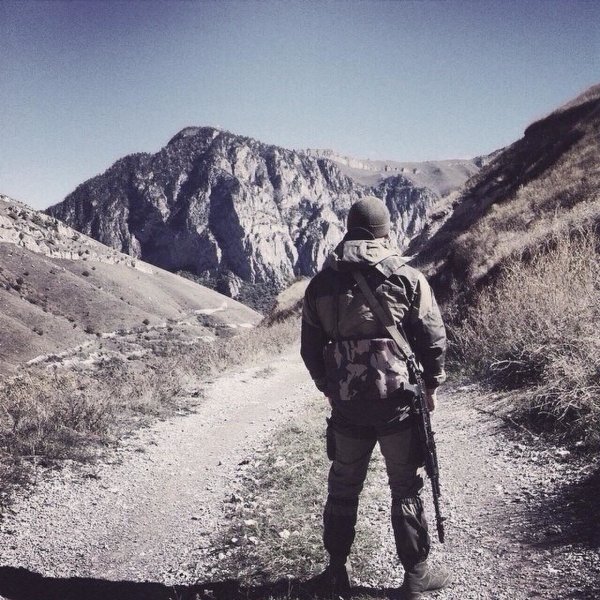 Военные в горах Кавказа