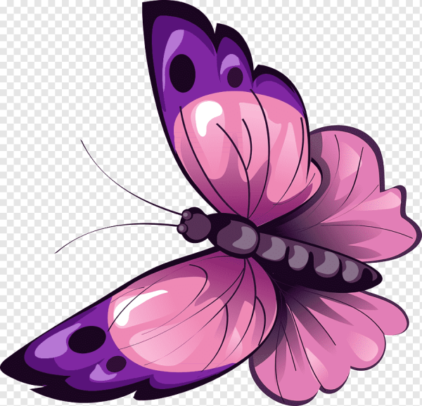 Бабочка из мультика