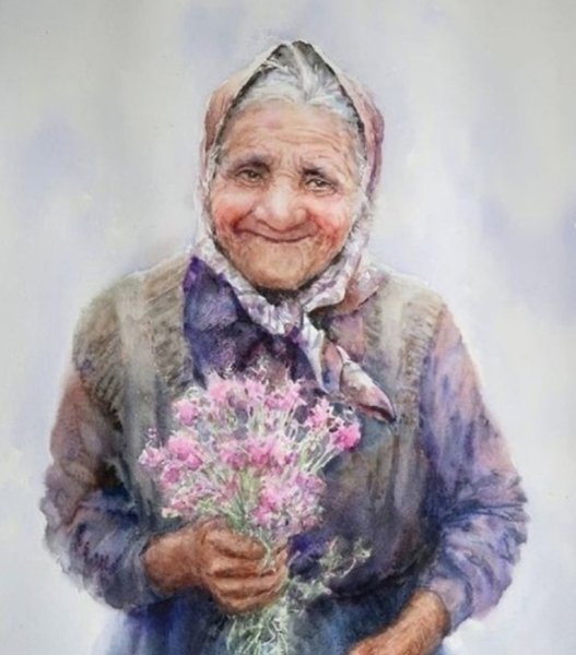 Портрет старушки