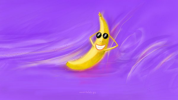 Фиолетовый банан