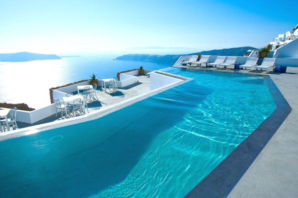 Grace Santorini Греция. Бассейн