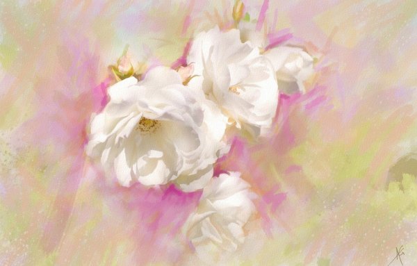 Картины Альберто Гуиллен цветы