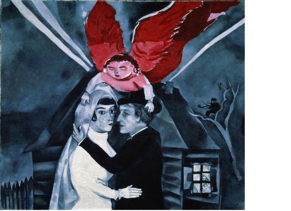 Марк Шагал свадьба 1918
