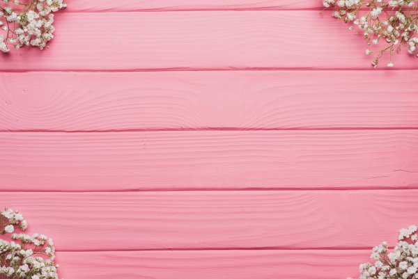 Фотофон розовый с цветами