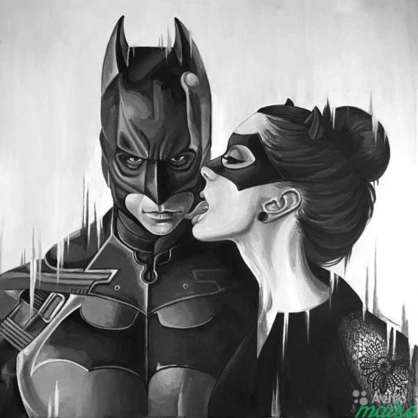 Бэтмен и женщина кошка Паттинсон