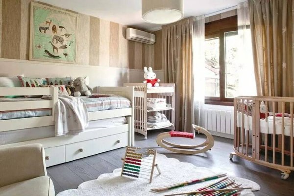 Детская спальня в скандинавском стиле
