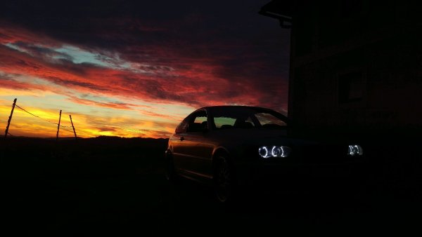 BMW x5 закат