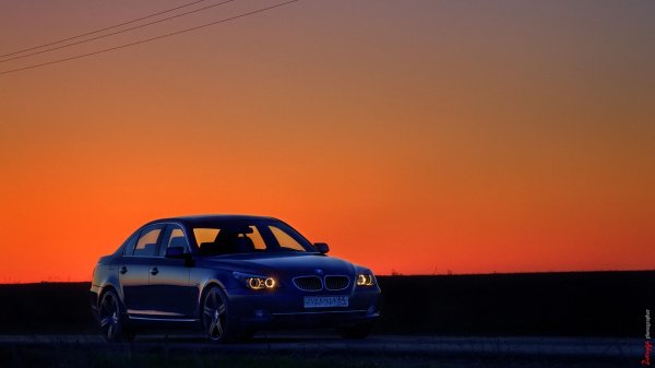 BMW e60 закат