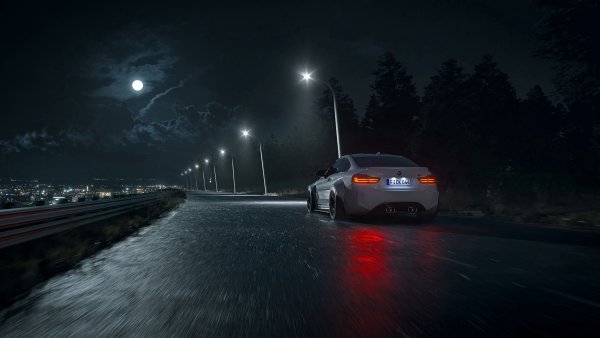 Машина ночью