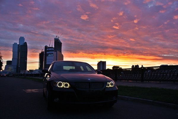 BMW e90 в городе