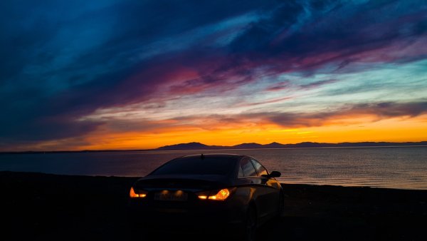 BMW e60 закат