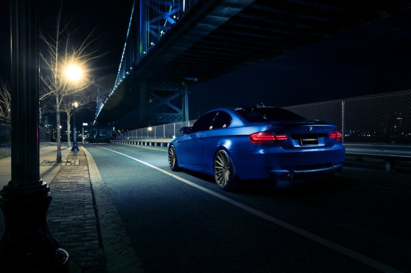 BMW m3 e92 ночью
