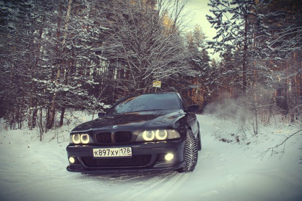 BMW e39 зима