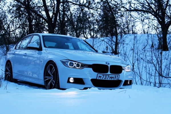 BMW 5 f30 зима