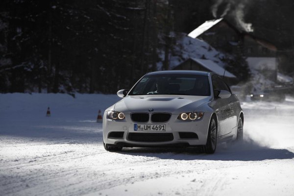 BMW e92 m3 зимой