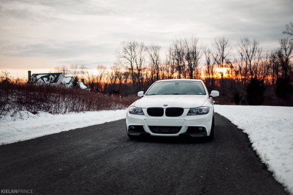 BMW e90 зимой
