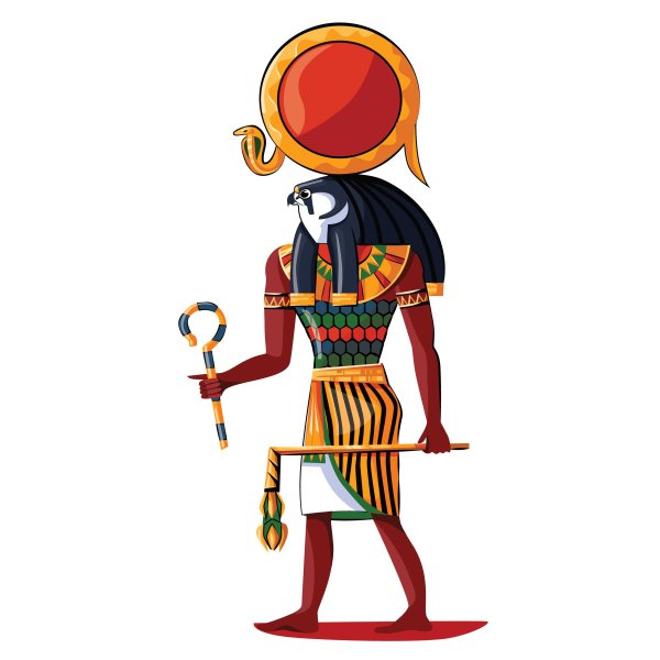 Бог Амон ра в древнем Египте рисунок