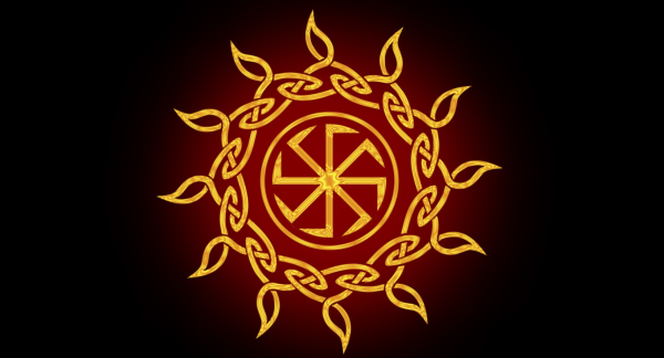 Языческий символ Солнцеворот