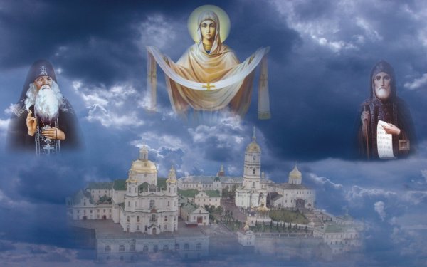 Православная икона Божьей матери Покров