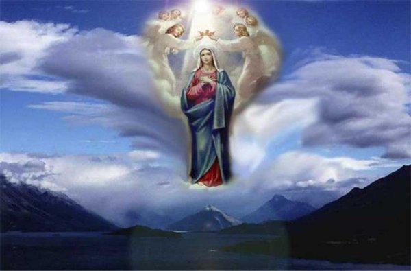 Богородица в небесах
