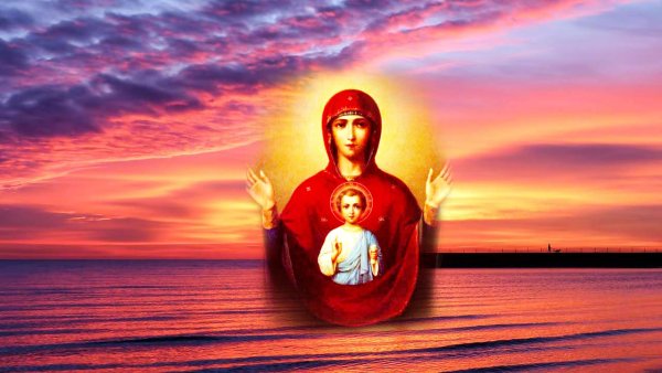 Иконы Божьей матери с младенцем Знамение