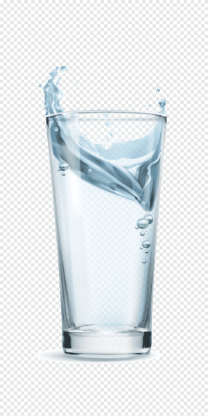 Прозрачный стакан
