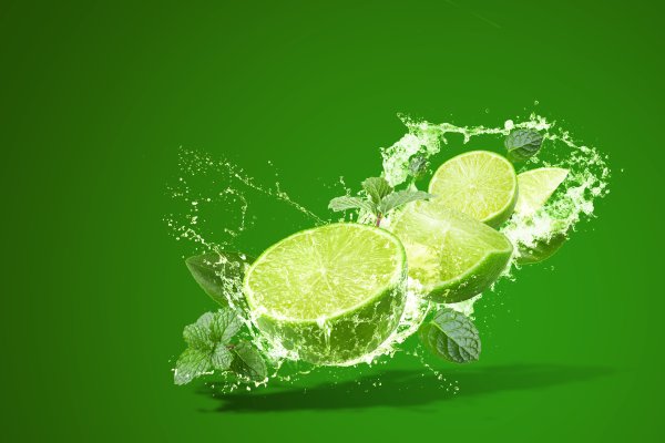 «Зеленый сок» лайм мята огурец