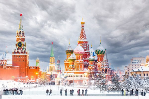 Собор Василия Блаженного Москва зима